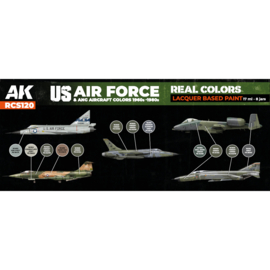 RCS120 US Air Force & ANG Aircraft Colors 1960s-1980s