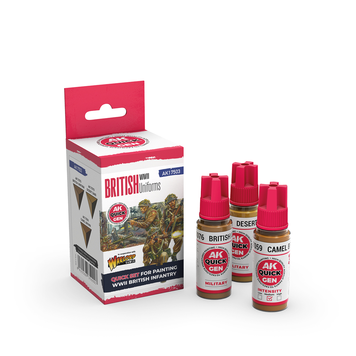 AK17503 BRITISH WWII UNIFORMS – QUICK GEN SET
