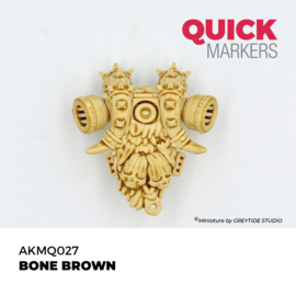 AKMQ027 Bone Brown Quick Marker