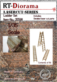RT35598 1:35 RT-Diorama Ladder set (3 pcs.)