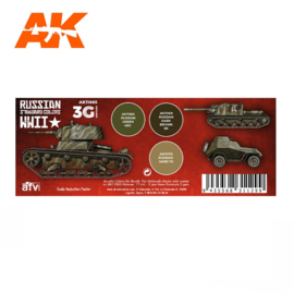 AK11665 3rd Gen WWII RUSSIAN STANDARD COLORS