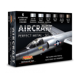 CS48 Lifecolor Aircraft Perfect Metal set 2 (Black Base NOT re