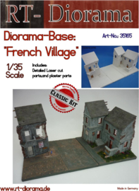 RT35165   1:35 RT-Diorama Diorama-Base: "French Village" 56 cm x 25,5 cm