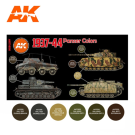 AK11656 3rd Gen 1937-44 PANZER COLORS