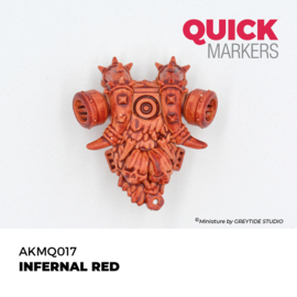 AKMQ017 Infernal Red  Quick Marker