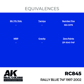 RC846 Rally Blue 02C 2001-2006