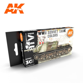 AK11657 3rd Gen WWII SOVIET TANK COLORS