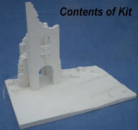 RT35131 1:35 RT-Diorama Diorama-Base: "Medieval Castle Street" (37cmx25cm)x