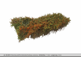 HB5018 Blooming red / shrubbery (7cm long 3-4cm high)