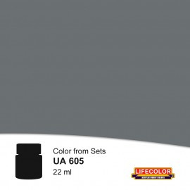 UA605  LifeColor Dunkelgrau (22ml) FS36118 Part of set CS09