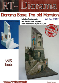 RT35227 1:35 RT-Diorama Diorama-Base: "Old Mansion" 26,5cm x 22,2cm