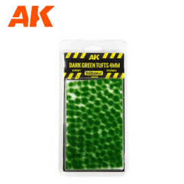 AK8245 DARK GREEN TUFTS 4MM