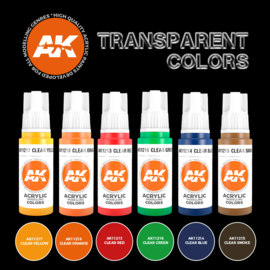 AK11758 3rd Gen TRANSPARENT COLORS SET