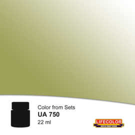UA750 LifeColor Vegetable Origin Damp Yellow (22ml) FS34255