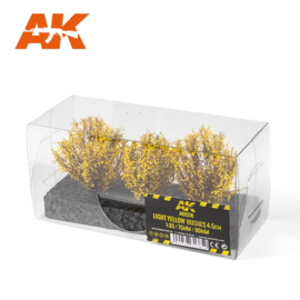 AK8218  LIGHT YELLOW BUSHES 4-5CM 1:35 / 75MM / 90MM