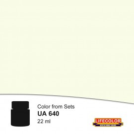 UA640 LifeColor Western Approach White / Semtex White (22ml) Part of set  CS34