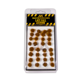 AK8251 GRASS TUFT WITH STONES LATE FALL