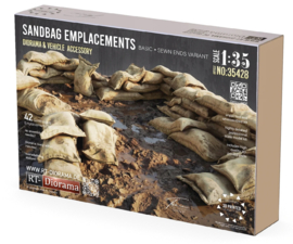RT35428  1:35 RT-Diorama Sandbag Emplacements [Sewn Variant]