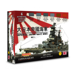 CS36 Japanese Navy WWII Set 1  (6x 22ml Acrylfarben)