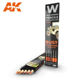 AK10041 Rust & Streaking Effects set (5 Pecils)