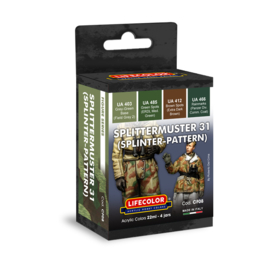 CF08 Lifecolor Splittermuster 31 (Splinter-Pattern) 4x 22ml