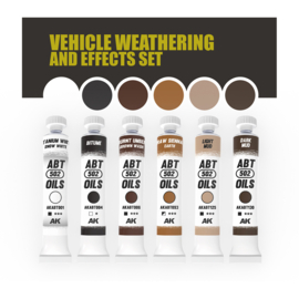 AKABT302 VEHICLE WEATHERING 6 EFFECT SET