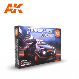 AK11758 3rd Gen TRANSPARENT COLORS SET