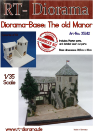 RT35242 1:35 RT-Diorama Diorama-Base: "Old Manor" 39,5cm x 33cm