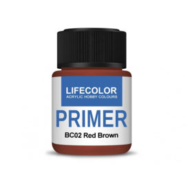 BC02 Lifecolor Primer Red Brown 22ml New Formula