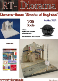 RT35271 1:35 RT-Diorama Diorama-Base: "Streets of Baghdad" 28cm x 32,5cm