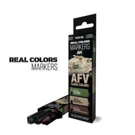 RCM108 LATE GERMAN AFV CAMO COLORS – RC MARKERS SET