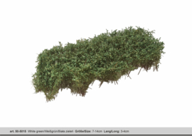 HB5015 White green / shrubbery  (7cm long 3-4cm high)