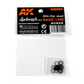 AK9004 RUBBER RINGS (20 UNITS) FOR AK AIRBRUSH