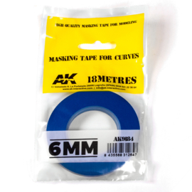 AK9184 MASKING TAPE FOR CURVES 6MM