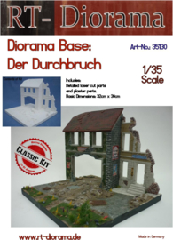 RT35130  1:35 RT-Diorama Diorama-Base: "Der Durchbruch (32*30cm)