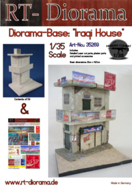 RT35269 1:35 RT-DIorama Diorama-Base: Iraqi House 21cm x 14,7cm