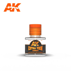 AK12002 Extra Thin Cement glue 40ml (For Plastic)