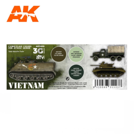 AK11659 3rd Gen VIETNAM CAMOUFLAGE COLORS FOR JUNGLE COLORS