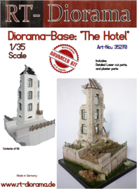 RT35278 1:35 RT-Diorama Diorama-Base: "The Hotel" 300 x 300 mm