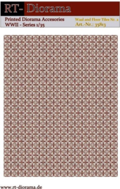 RT35813 1:35 RT-Diorama Printed Wall and Floor Tiles Nr.2