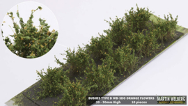 WB150066 SDO Shrubs Orange 10 pieces (20-30mm)