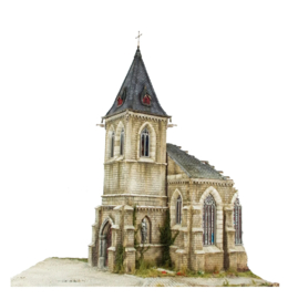 RT35035 1:35 RT-Diorama The Village Church [Diorama Base]
