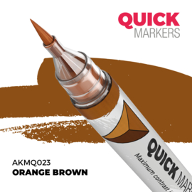 AKMQ023 Orange Brown Quick Marker