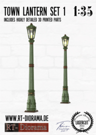RT35670 1:35 RT-Diorama  Town Lantern Set Type 1 (2pcs.)