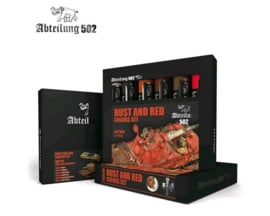 ABT304 Abteilung 502 Rust and Red Color set (6 Oil Colors)