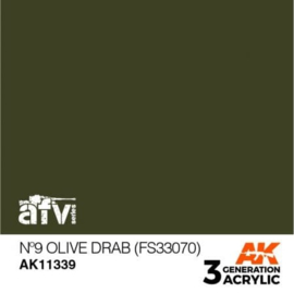 AK11339 Nº9 Olive Drab (FS33070)