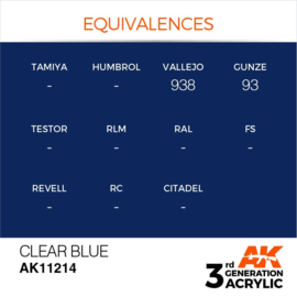 AK11214 CLEAR BLUE – STANDARD