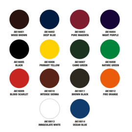 AK16055 SPECIAL BOX FULL RANGE THE INKS 28 Colors