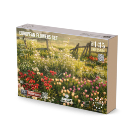 RT35484 1:35 RT-Diorama  European Flowers Bundle [Swift Vegetation]