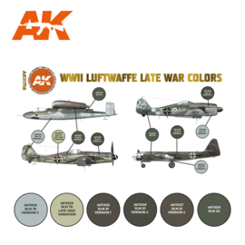 AK11718 3rd Gen WWII LUFTWAFFE LATE WAR COLORS